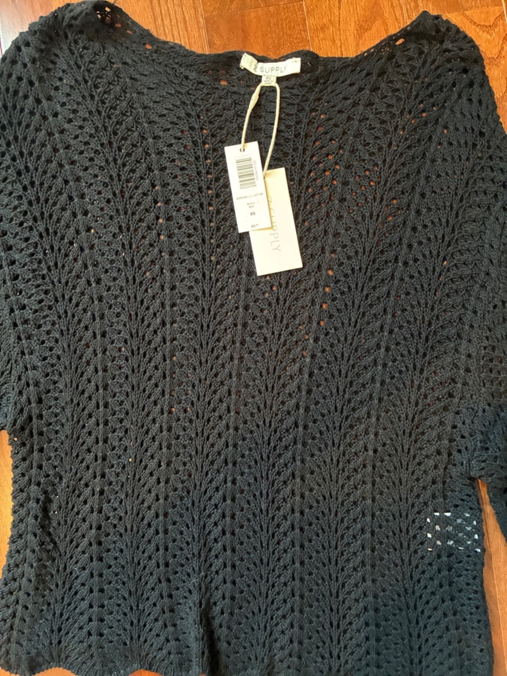 Z Supply black sweater NWT
